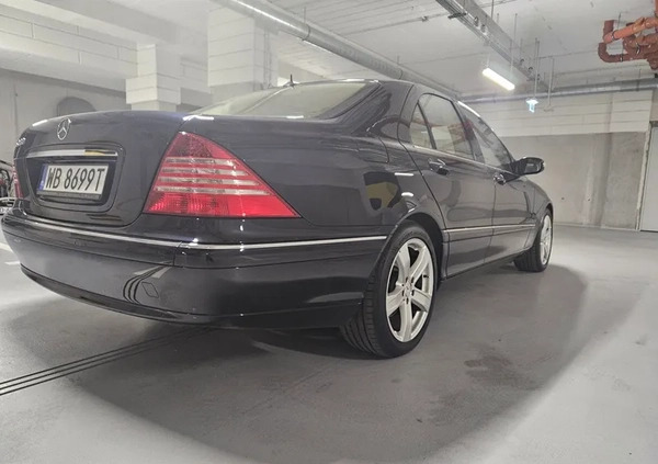 Mercedes-Benz Klasa S cena 70000 przebieg: 211000, rok produkcji 2004 z Warszawa małe 781